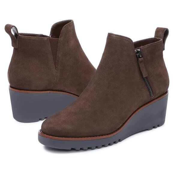SANCTUARY EVOLVE WEDGE Side Zipper BOOTIE $139‎ Size 8.5 - Picture 1 of 8